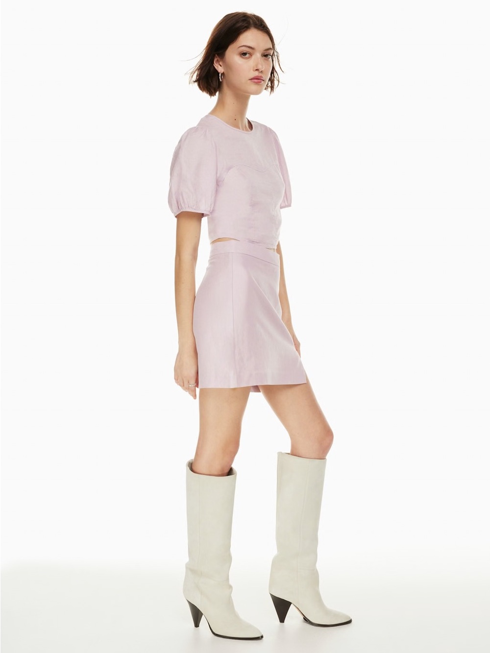 Aritzia PATIO LINEN TECEL MINI
SKIRT Size 2 - Picture 12 of 16